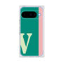 プレミアムスクエアケース［ オリジナル - initial color line - V green ］