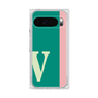 プレミアムスクエアケース［ オリジナル - initial color line - V green ］