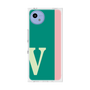 プレミアムスクエアケース［ オリジナル - initial color line - V green ］