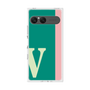 プレミアムスクエアケース［ オリジナル - initial color line - V green ］