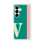 プレミアムスクエアケース［ オリジナル - initial color line - V green ］