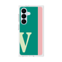 プレミアムスクエアケース［ オリジナル - initial color line - V green ］