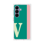 プレミアムスクエアケース［ オリジナル - initial color line - V green ］