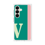 プレミアムスクエアケース［ オリジナル - initial color line - V green ］
