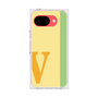 プレミアムスクエアケース［ オリジナル - initial color line - V yellow ］