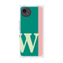 プレミアムスクエアケース［ オリジナル - initial color line - W green ］