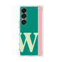 プレミアムスクエアケース［ オリジナル - initial color line - W green ］