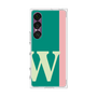 プレミアムスクエアケース［ オリジナル - initial color line - W green ］