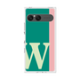 プレミアムスクエアケース［ オリジナル - initial color line - W green ］