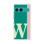 プレミアムスクエアケース［ オリジナル - initial color line - W green ］