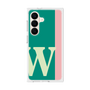 プレミアムスクエアケース［ オリジナル - initial color line - W green ］