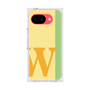 プレミアムスクエアケース［ オリジナル - initial color line - W yellow ］