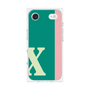 プレミアムスクエアケース［ オリジナル - initial color line - X green ］