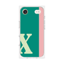 プレミアムスクエアケース［ オリジナル - initial color line - X green ］