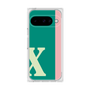 プレミアムスクエアケース［ オリジナル - initial color line - X green ］