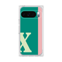 プレミアムスクエアケース［ オリジナル - initial color line - X green ］