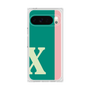 プレミアムスクエアケース［ オリジナル - initial color line - X green ］