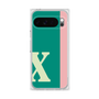 プレミアムスクエアケース［ オリジナル - initial color line - X green ］