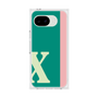 プレミアムスクエアケース［ オリジナル - initial color line - X green ］