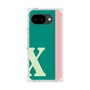 プレミアムスクエアケース［ オリジナル - initial color line - X green ］