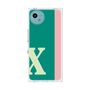 プレミアムスクエアケース［ オリジナル - initial color line - X green ］
