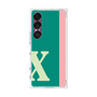 プレミアムスクエアケース［ オリジナル - initial color line - X green ］