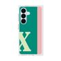 プレミアムスクエアケース［ オリジナル - initial color line - X green ］