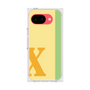 プレミアムスクエアケース［ オリジナル - initial color line - X yellow ］