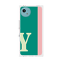 プレミアムスクエアケース［ オリジナル - initial color line - Y green ］