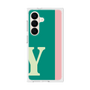 プレミアムスクエアケース［ オリジナル - initial color line - Y green ］