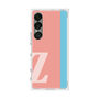 プレミアムスクエアケース［ オリジナル - initial color line - Z pink ］