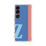 プレミアムスクエアケース［ オリジナル - initial color line - Z blue ］