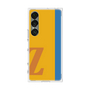 プレミアムスクエアケース［ オリジナル - initial color line - Z orange ］