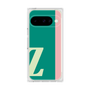 プレミアムスクエアケース［ オリジナル - initial color line - Z green ］