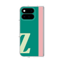 プレミアムスクエアケース［ オリジナル - initial color line - Z green ］