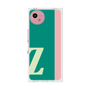 プレミアムスクエアケース［ オリジナル - initial color line - Z green ］
