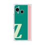 プレミアムスクエアケース［ オリジナル - initial color line - Z green ］