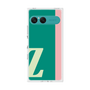 プレミアムスクエアケース［ オリジナル - initial color line - Z green ］