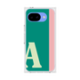 プレミアムスクエアケース［ オリジナル - initial color line - A green ］