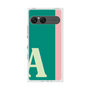 プレミアムスクエアケース［ オリジナル - initial color line - A green ］