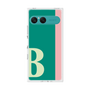 プレミアムスクエアケース［ オリジナル - initial color line - B green ］