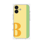プレミアムスクエアケース［ オリジナル - initial color line - B yellow ］