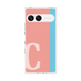 プレミアムスクエアケース［ オリジナル - initial color line - C pink ］