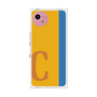 プレミアムスクエアケース［ オリジナル - initial color line - C orange ］