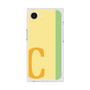 プレミアムスクエアケース［ オリジナル - initial color line - C yellow ］