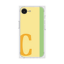 プレミアムスクエアケース［ オリジナル - initial color line - C yellow ］