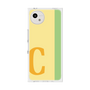 プレミアムスクエアケース［ オリジナル - initial color line - C yellow ］
