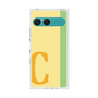 プレミアムスクエアケース［ オリジナル - initial color line - C yellow ］