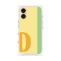 プレミアムスクエアケース［ オリジナル - initial color line - D yellow ］