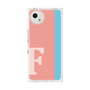 プレミアムスクエアケース［ オリジナル - initial color line - F pink ］
